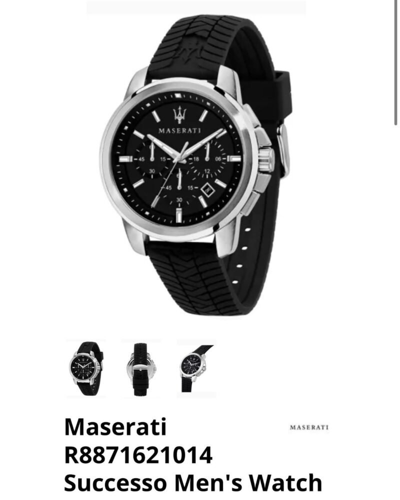 MASERATI SUCCESSO CHRONOGRAPH 7A BLACK