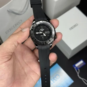 SEIKO SPRD AUTOMATIC OPEN BACK BLACK