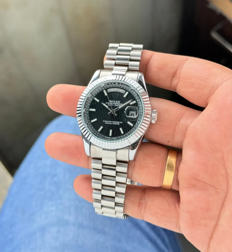 ROLEX OYSTER PERPETUAL DAY DATE STELLA BLACK