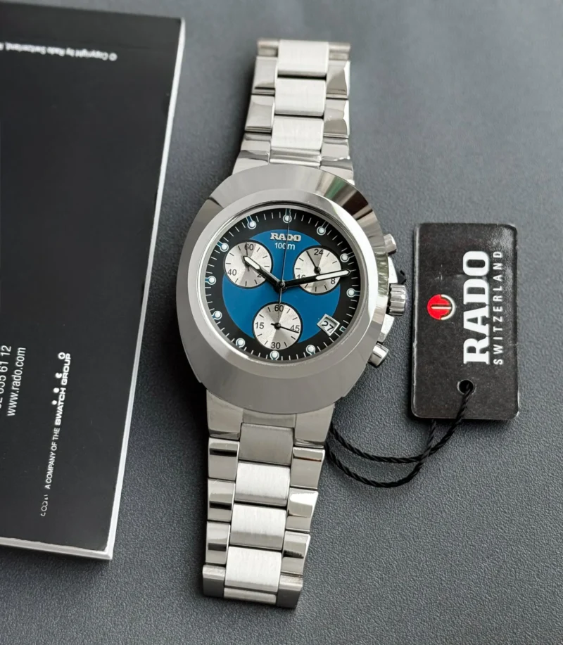 RADO QUARTZ MOVEMENT SLIM BLUE DIAL