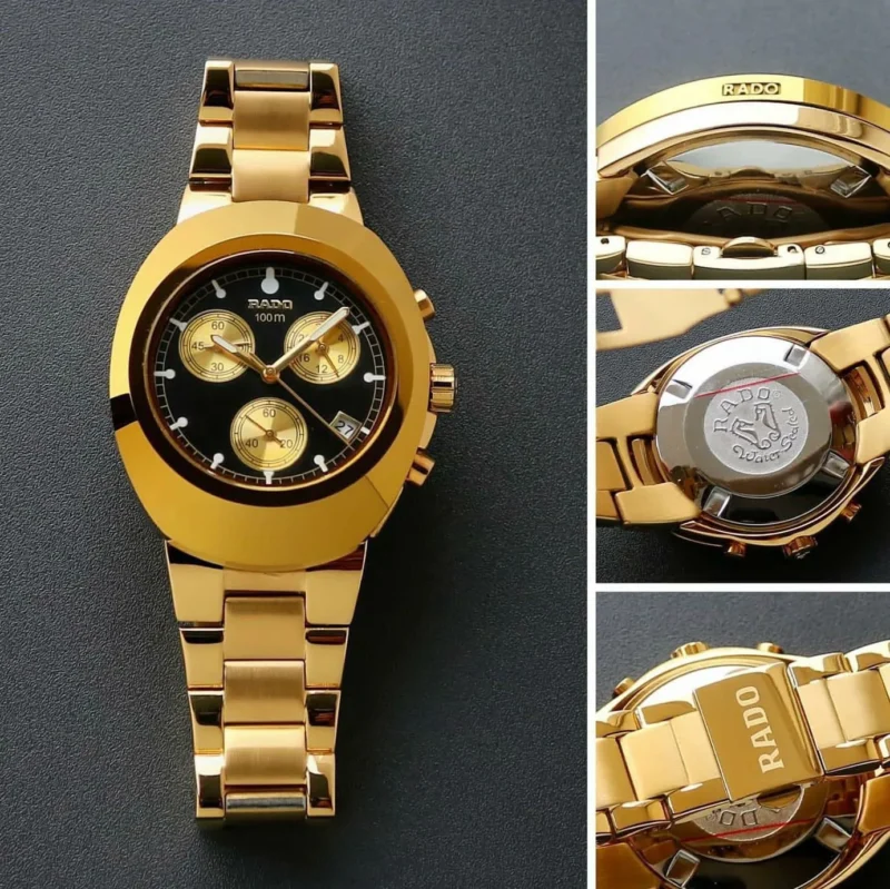 RADO QUARTZ MOVEMENT 7AAA SLIM DIAL GOLDEN