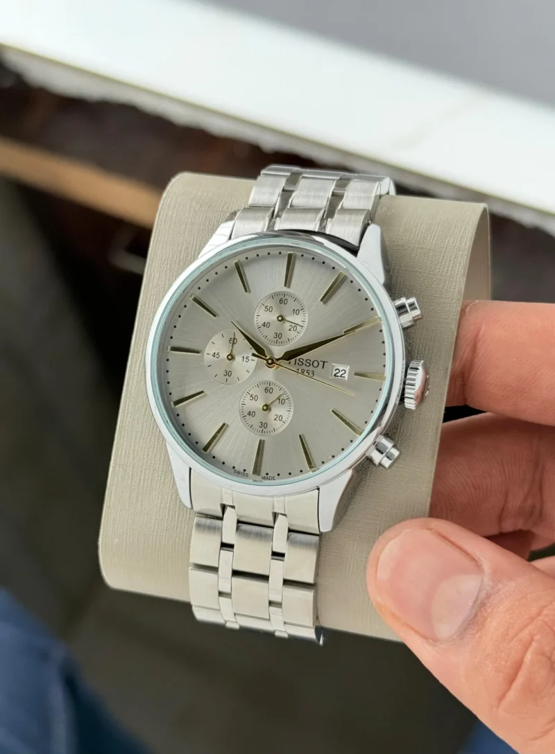 TISSOT STAINLESS STEEL 7AA PREMIUM GREY DIAL