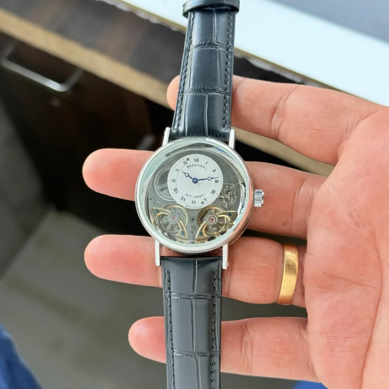 BREGUET CLASSIC DUAL TOURBILLON SKELETON DIAL