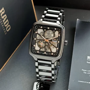 RADO AUTOMATIC OPEN HEART BLACK CERAMIC