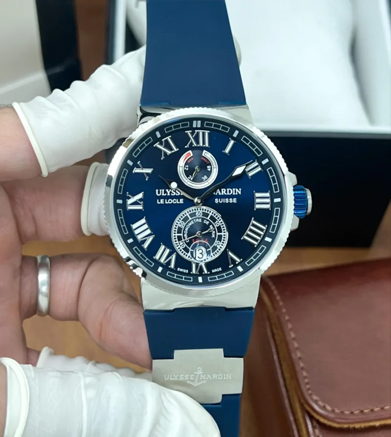 ULYSSE NARDIN MAXI MARINE CHRONOMETER TITANIUM BLUE