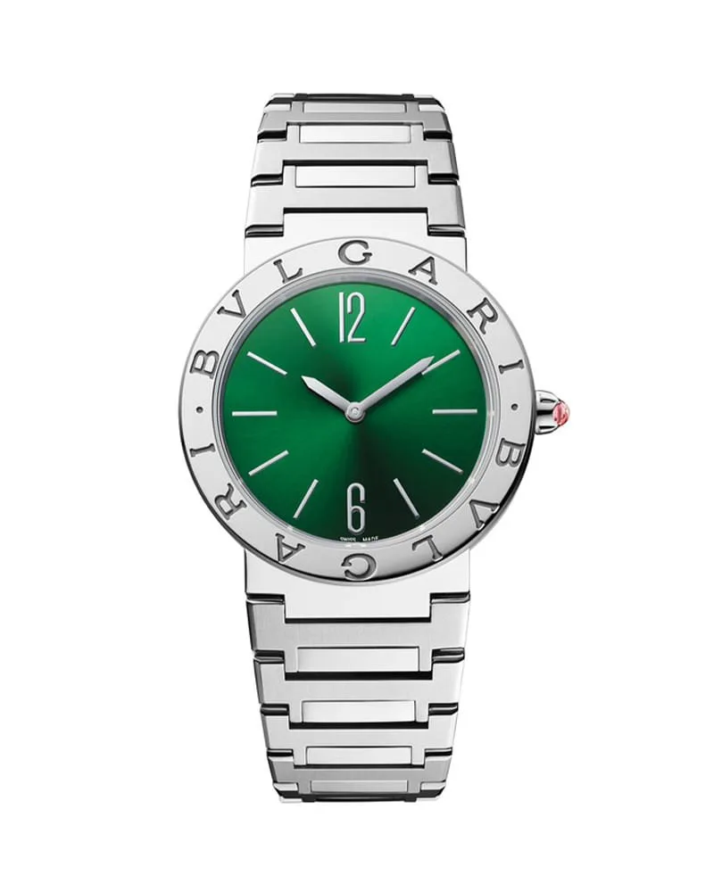 1000049734.webp BVLGARI SWISS 103693 STAINLESS STEEL GREEN DIAL