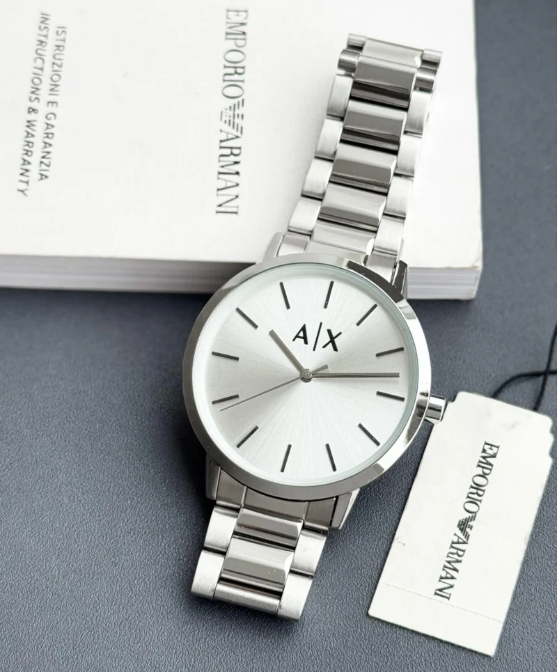 1000052817.webp ARMANI EXCHANGE 7AAA ORIGINAL SILVER DIAL