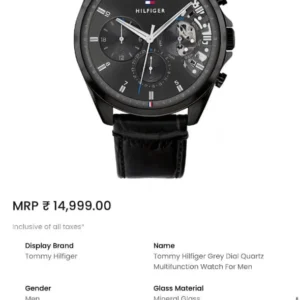 TOMMY HILFIGER Z-BLACK BAKER 7AA PREMIUM