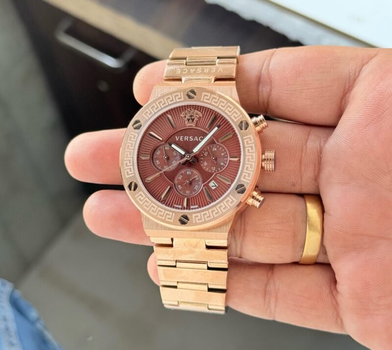 Versace Greca Rose gold
