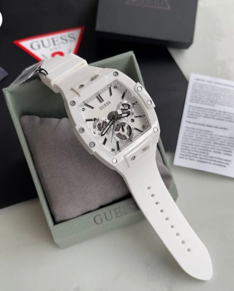 Guess Silicone Skeleton Watch