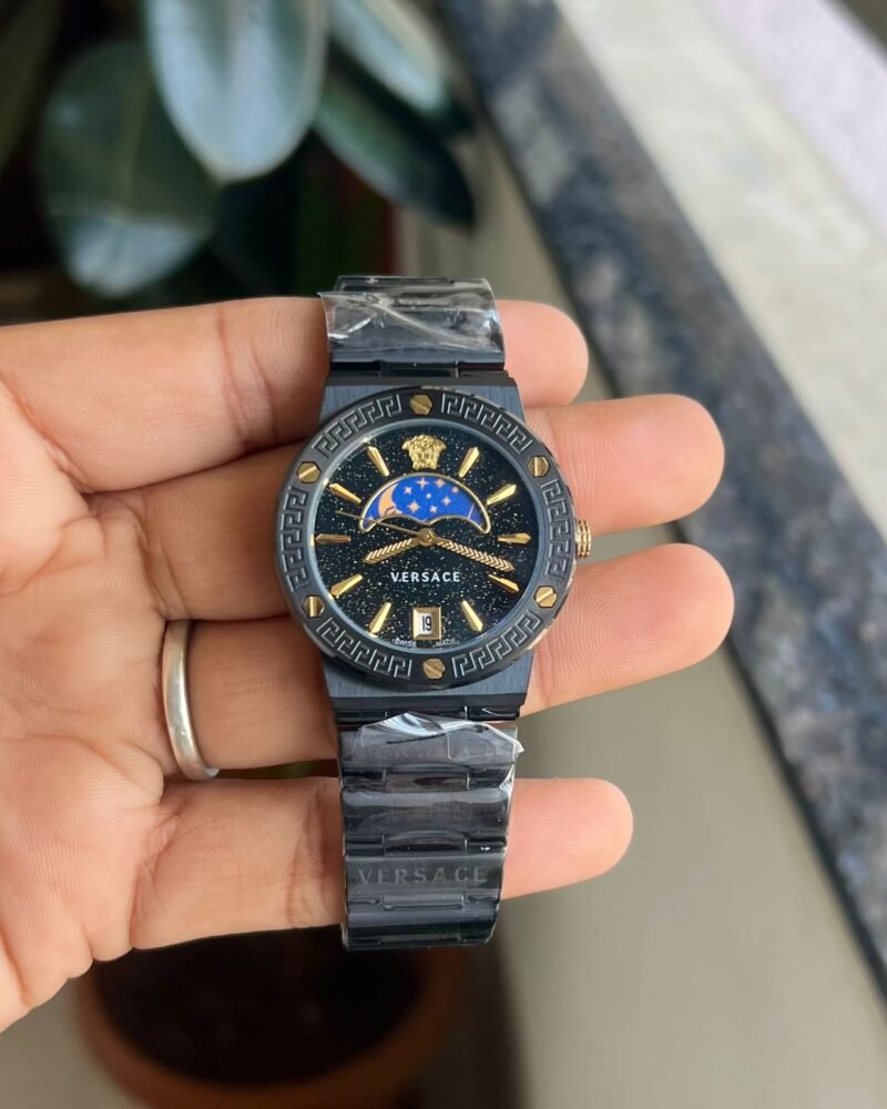 VERSACE SWISS STEEL ANALOGUE