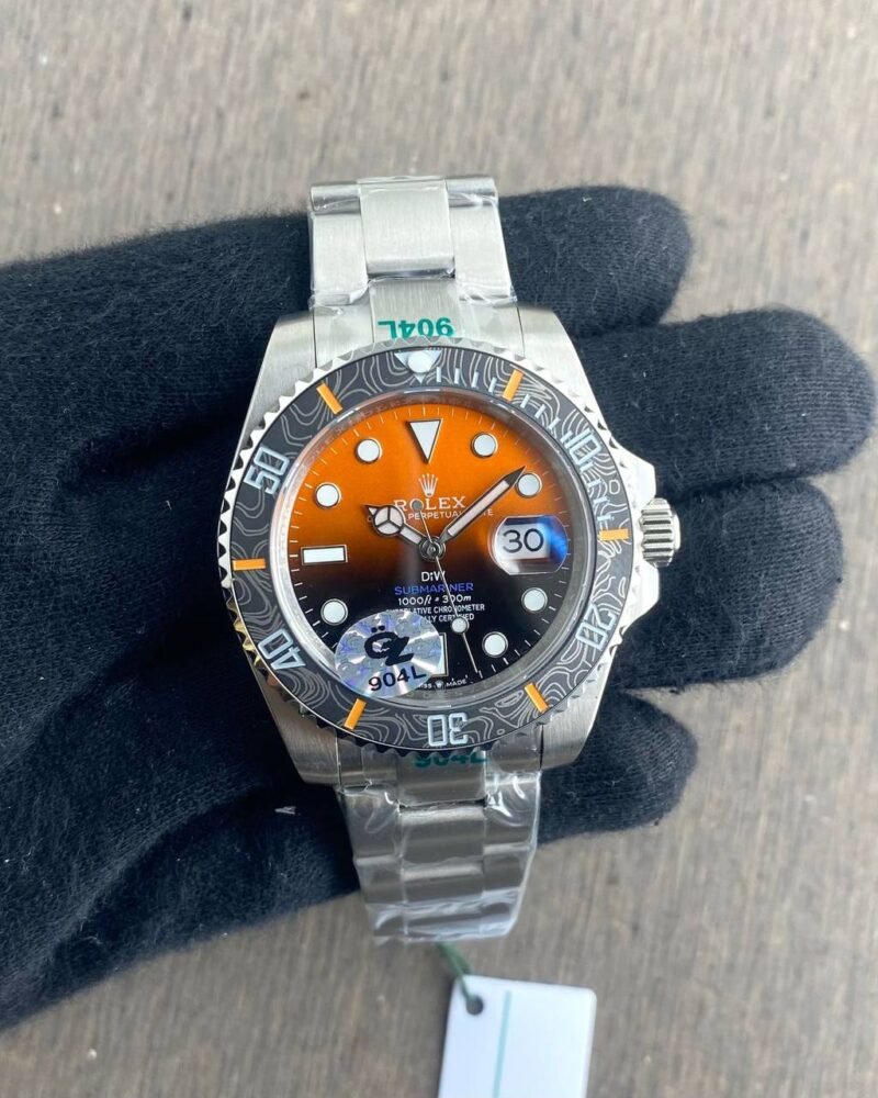 ROLEX Submarine Silver Orange DIW