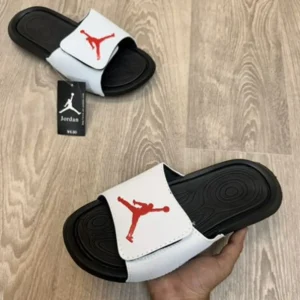 Premium Air Jordan Hydro 6 White Red Flip Flop (HS83)