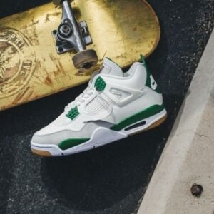 Premium Nike Air Jordan Retro 4 Pine Green Shoes For Men (SW6082)