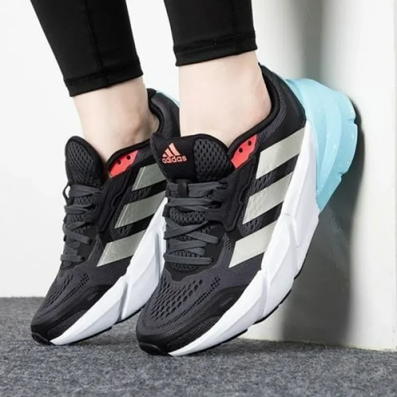 Stylish Adidas Adistar Turbo Black Blue Shoes for Men (SW4820)