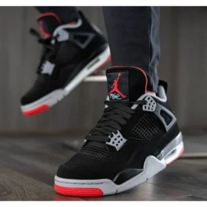 Trendy Jordan Retro 4 Bred Shoes for Men (SOH90)