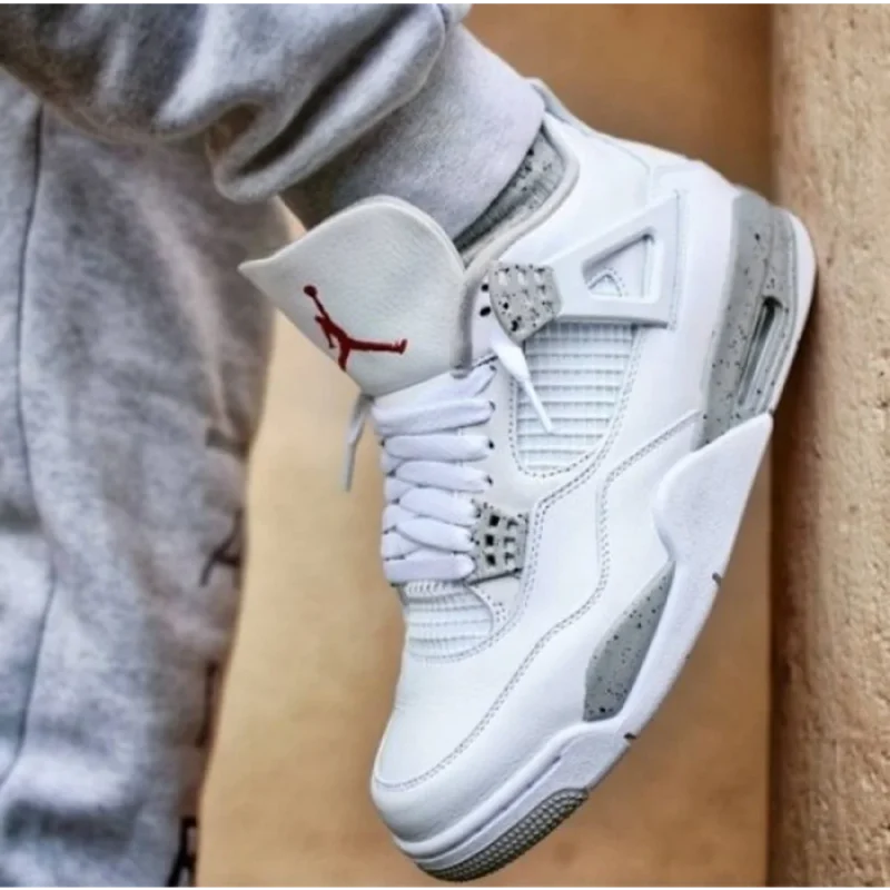 Stylish Nike Air Jordan Retro 4 Oreo Shoes for Men (SW4770)