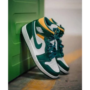 Imported Air Jordan Retro 1 Mid Sonics Shoes for Men (AME265)