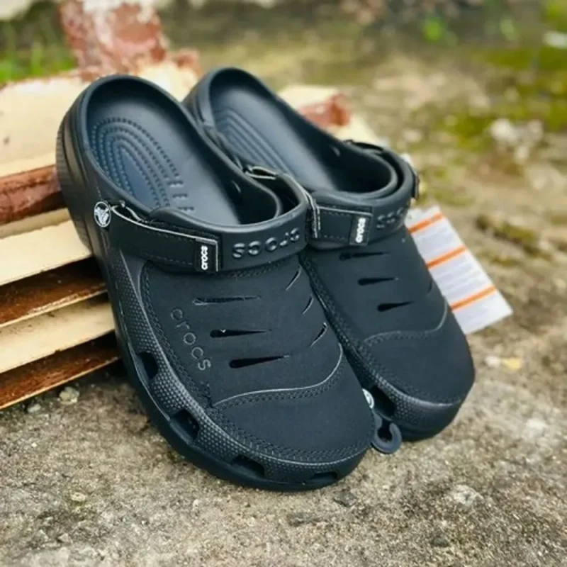Imported Crocs Yukoon Black (HS54)