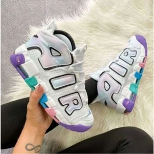 Trendy Nike Air Uptempo Multi Color Shoes for Men (SOH86)