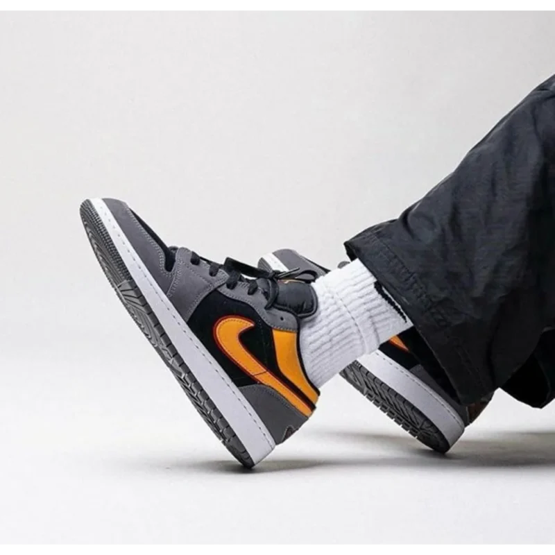 Stylish Nike Jordan Retro 1 Low SE Vivid Orange Shoes for Men (SW4812)