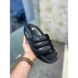 Imported Balmain Slides All Black (SOS2613)