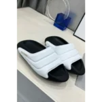 Imported Balmain Slides Black White (SOS2611)