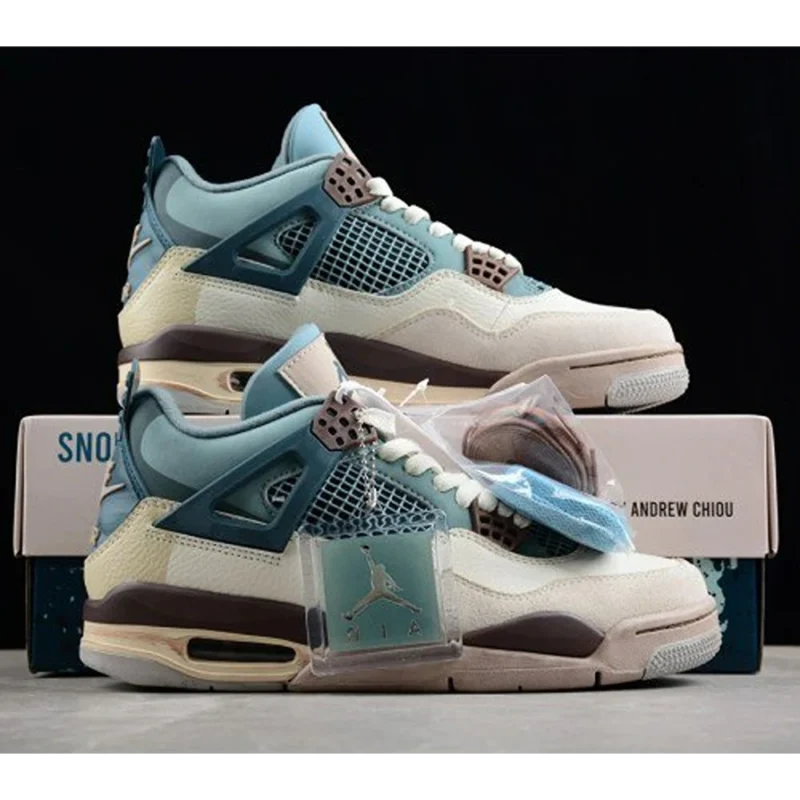 Trendy Air Jordan Retro 4 Snorlax Semi UA Quality with Og Box (GF174)