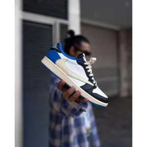 Premium Nike Air Jordan Retro 1 Low Fragment X Travis Scott Shoes for Men (HOF96)