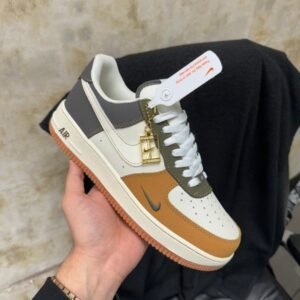 Premium Nike Air Force 1 Olive Beige Shoes For Men (SW6169)