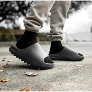 Imported Adidas Yeezy Slides All Black (SOS2638)