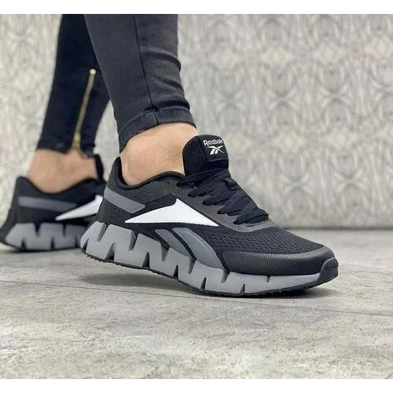 Classy Reebok Zig Dynamica Black Grey Shoes for Men (SOH67)