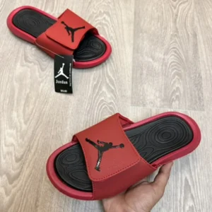 Premium Air Jordan Hydro 6 Red Black Flip Flop (HS79)