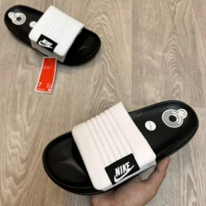 Premium Nike Offcourt Adjust White Slides (HS77)