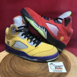 Classy Air Jordan Retro 5 SE What the Multi Shoes for Men (HS46)