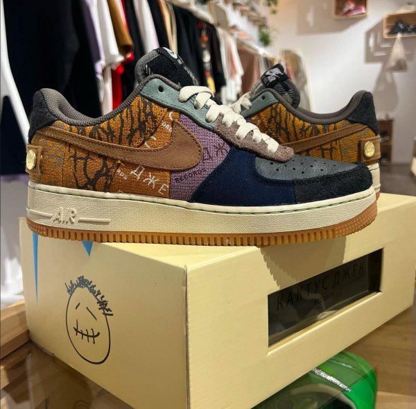 Nike-Airforce-1-x-Travis-Scott-Cactus-Jack-First-Copy-Shoes-1.jpeg Nike Airforce 1 x Travis Scott Cactus Jack Semi UA Men Shoes First Copy Shoes