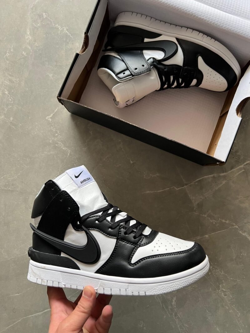 Branded SB Dunk High Ambush Black White