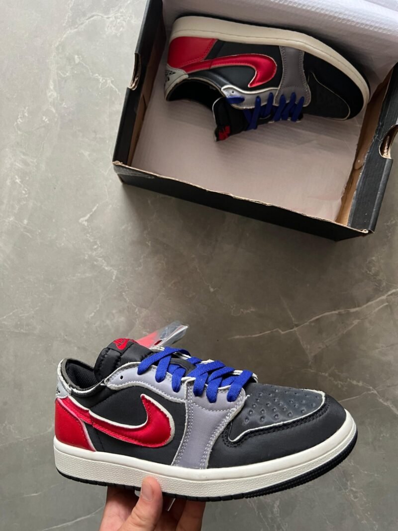 Nike Air Jordan Cut Low Sneakers (Black&Red)