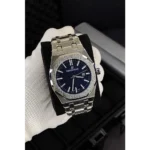 Audemars Piguet Watch Royal Oak Quartz Silver-Blue For Men (SUP209)