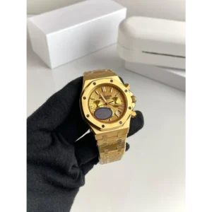 Men Trendy Audemars Piguet Watch, Gold (SG-507)