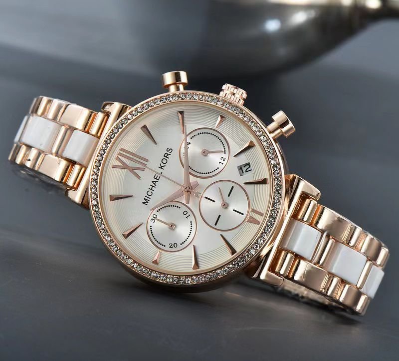 Michael Kors Watch With Working Chronograph for Women Watch (SG-104) Michael Kors Watch With Working Chronograph for Women Watch (SG-104)
