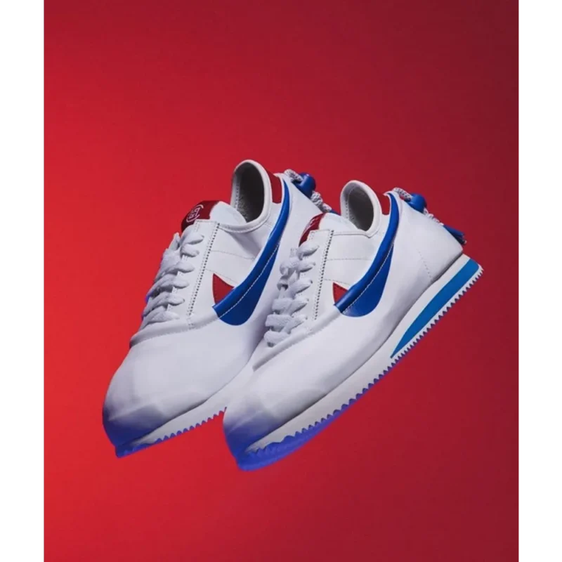 Premium Nike Cortez Clotez White Game Royal Shoes For Men (SW6282)