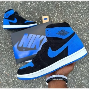 Premium Nike Air Jordan Retro 1 High Royal Shoes For Men (GF1244)