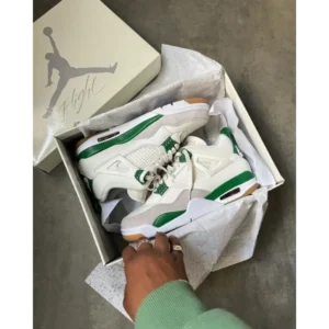 Imported Air Jordan Retro 4 Pine Green Shoes For Men (SOS2801)