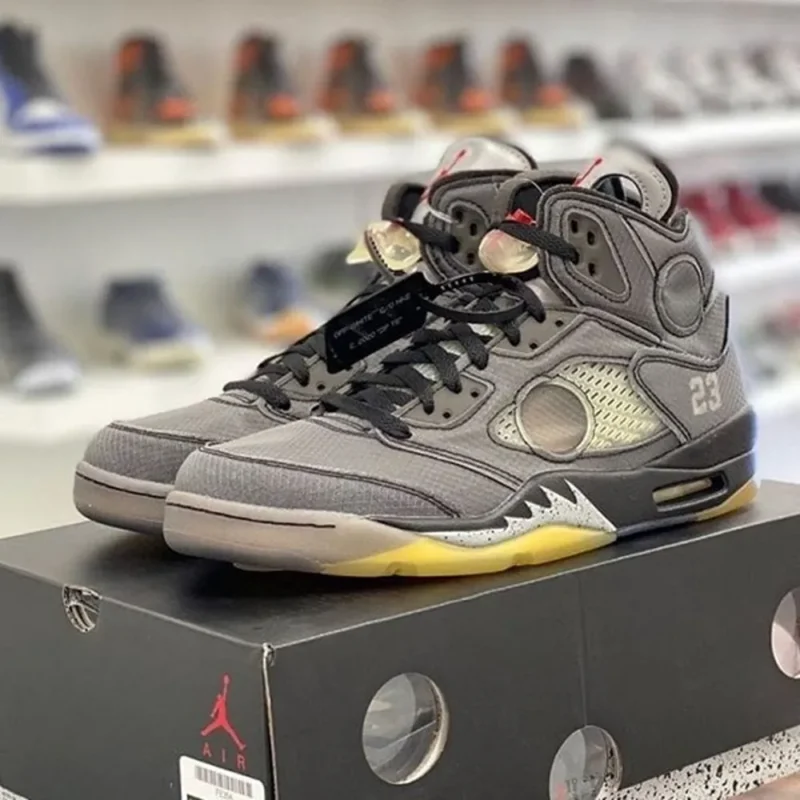Trendy Nike Air Jordan 5 Muslin Shoes For Men (SW6762)