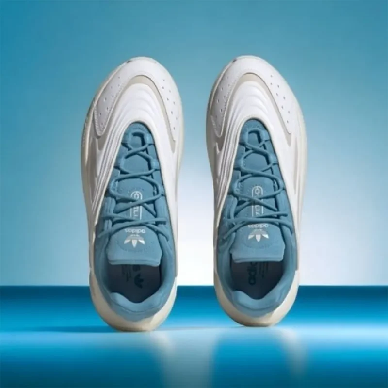 Premium Adidas Ozelia White Alumina Hazy Blue Shoes For Men (SW6224)