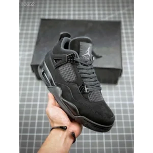 Stylish Nike Jordan Retro 4 Black Cat Shoes For Men (SW5769)