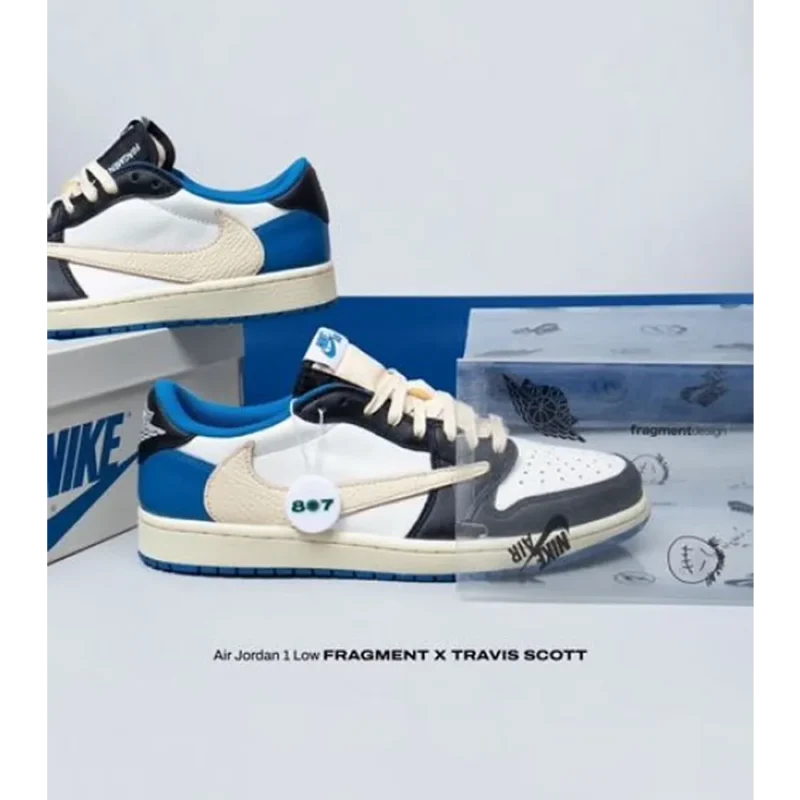 Premium Nike Air Jordan Retro 1 X Travis Scott Shoes For Men (HOF843)