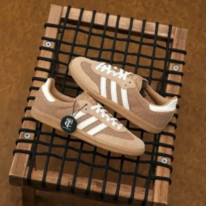 Premium Adidas Samba Cardboard Desert Brown Shoes For Men (SW6322)