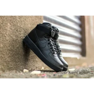 Trendy Nike Air Force 1 Mid Black Shoes For Men (SHUB529)